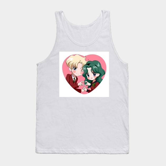 Haruka x Michiru Tank Top by MaJoShoujo